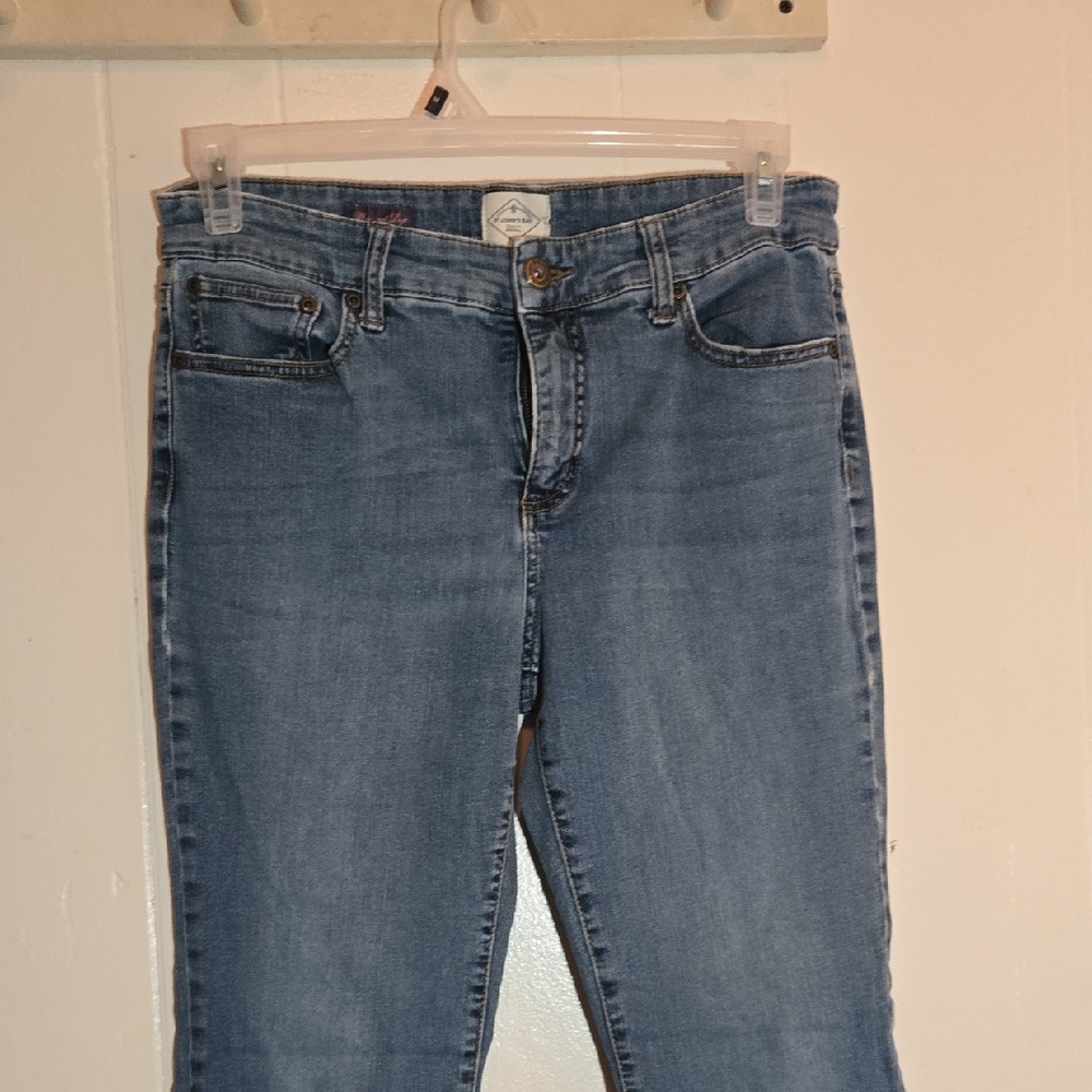 St. John's Bay Medium Blue Boot Cut Jeans
